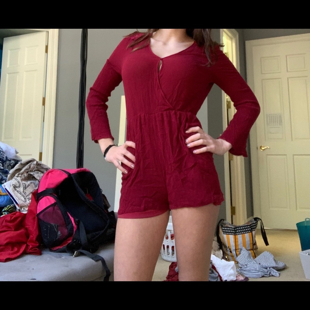 Red romper